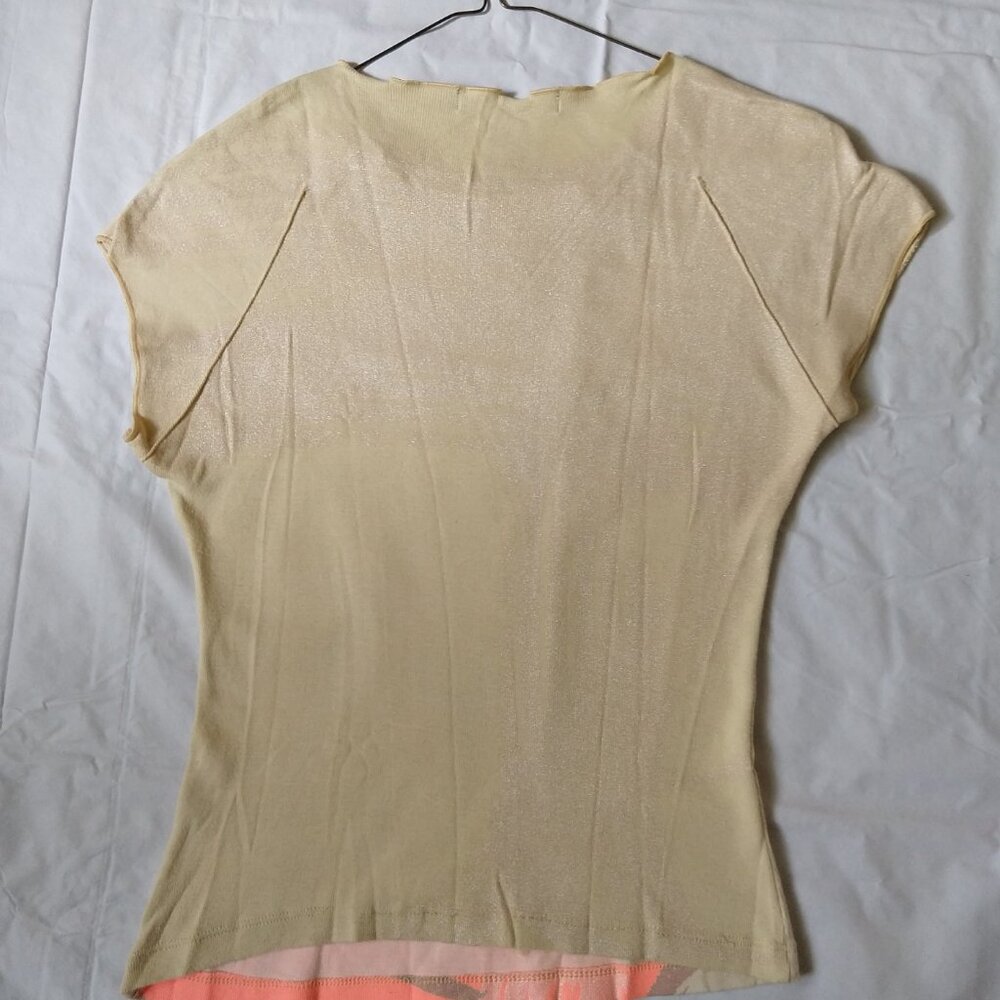 Vintage Custo Barcelona Top, Circa Early 2000s, Size 2, Unique Graphic Print - Picture 2 of 6